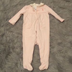 Baby Girls Ralph Lauren Long Sleeve Sleeper
